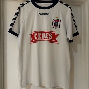 AGF Aarhus Hummel Soccer Jersey Football Shirt Large